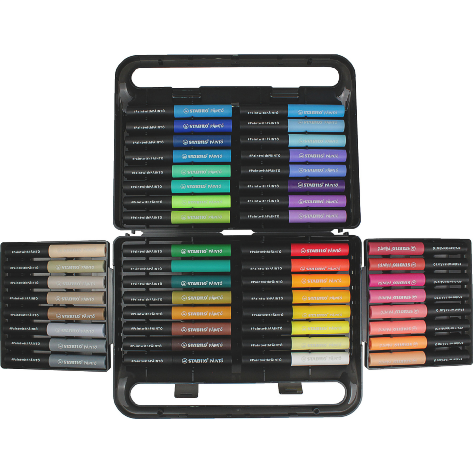 Stabilo Paintö 2,3 mm Akrilik Marker Kalem Seti 48 Renk