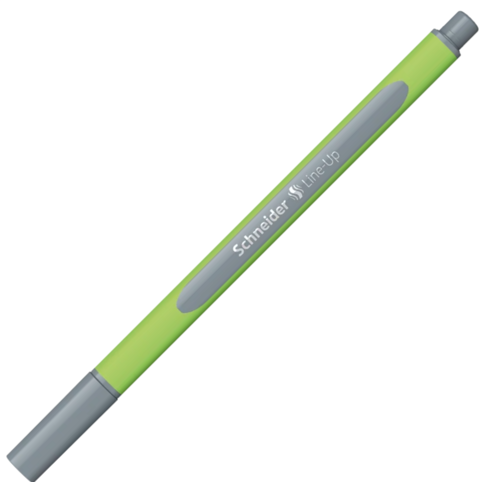 Schneider Line-Up Fiber Uç Kalem 0,4 Gümüş (Silver 20) 191012