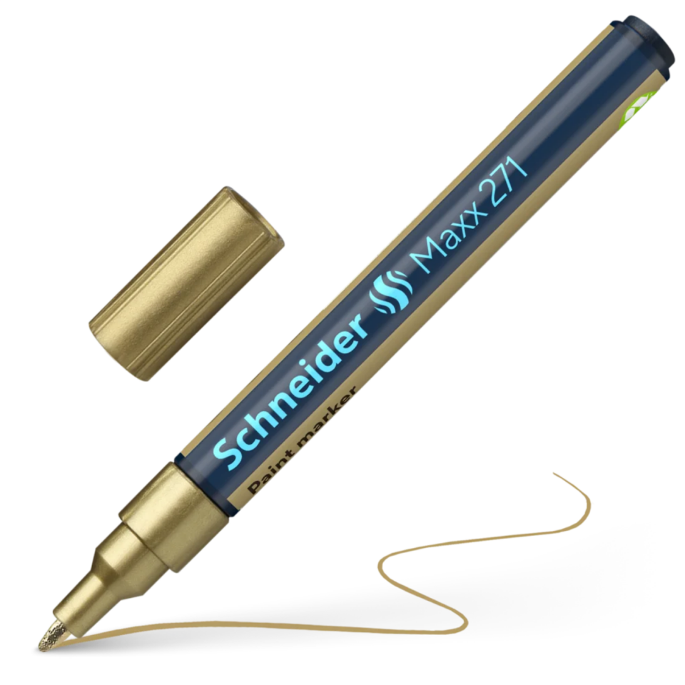 Schneider 271 Maxx Boyama Marker 1-2 Mm Altın