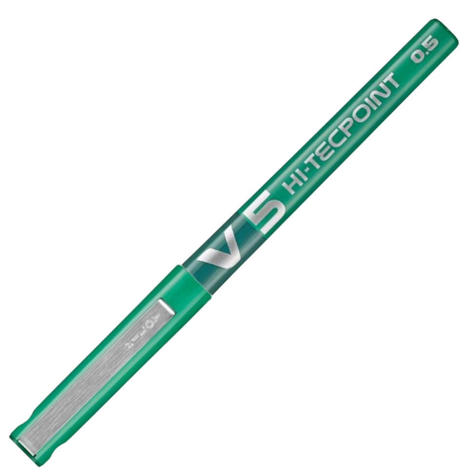 Pilot V5 iğne Uç Roller Kalem 05mm Yeşil