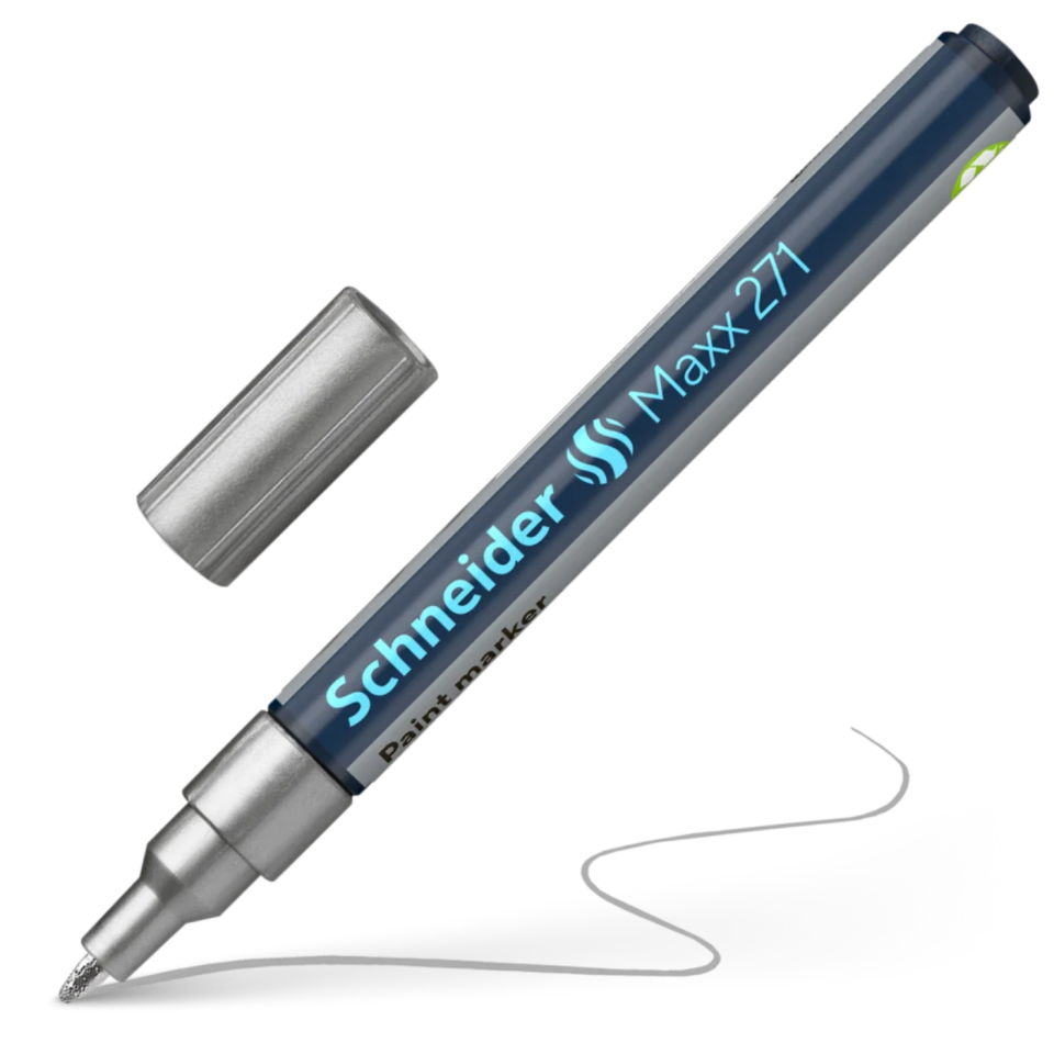 Schneider 271 Maxx Boyama Marker 1-2 Mm Gümüş