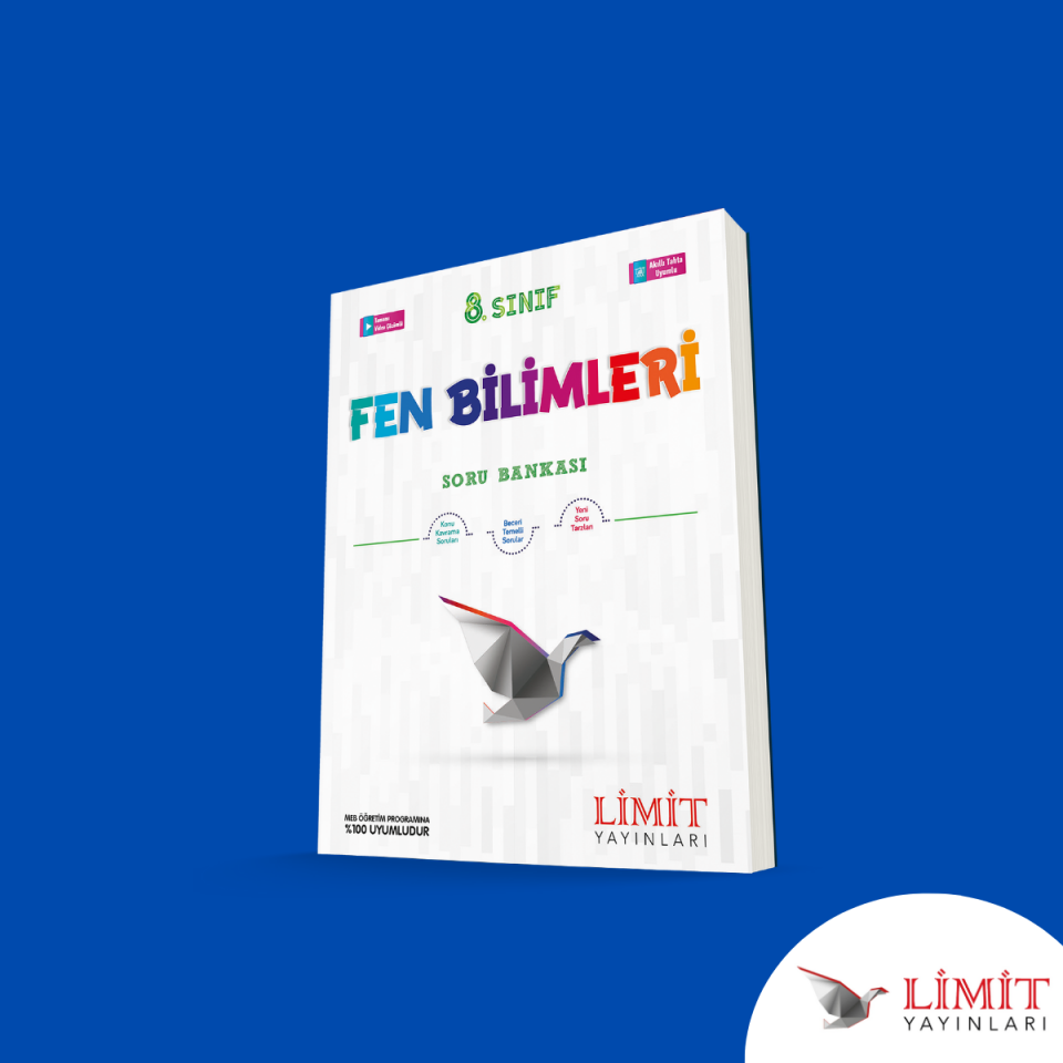 Limit Yayınları 8.Sınıf Fen Bilimleri Soru Bankası