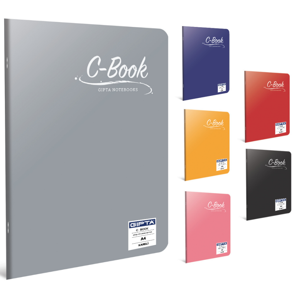 Gıpta C-Book PP Kapak A4 Kareli Defter