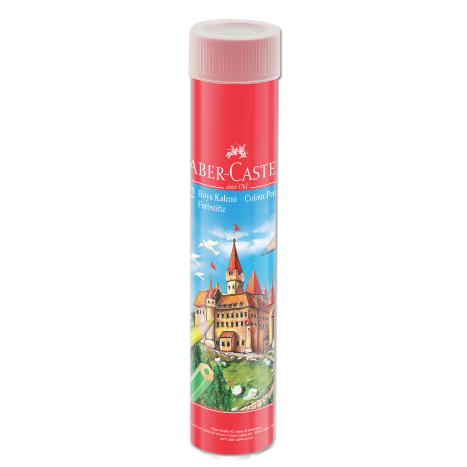 Faber Castell Kuruboya 12 Renk Metal Tüp 116512