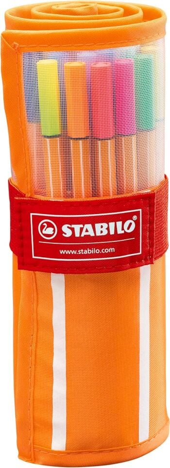 Stabilo Point 88 Keçeli Kalem Roller Set  25+5 Neon Renk 8830­2