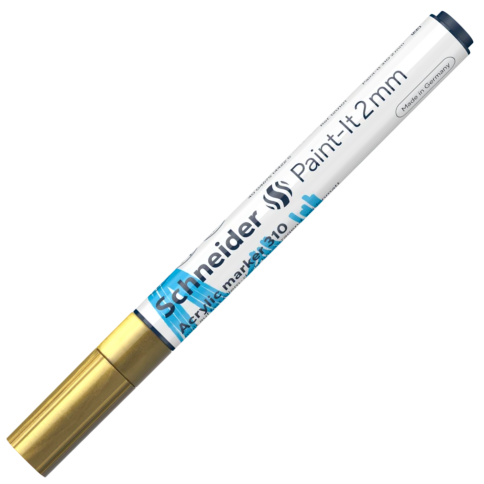 Schneider Maxx 310 Akrilik Marker 2 Mm Altın