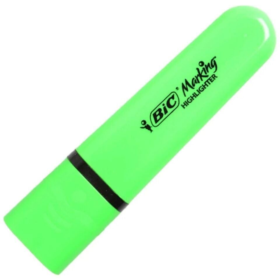 Bic Marking Flat Highlighter Fosforlu Kalem Sarı