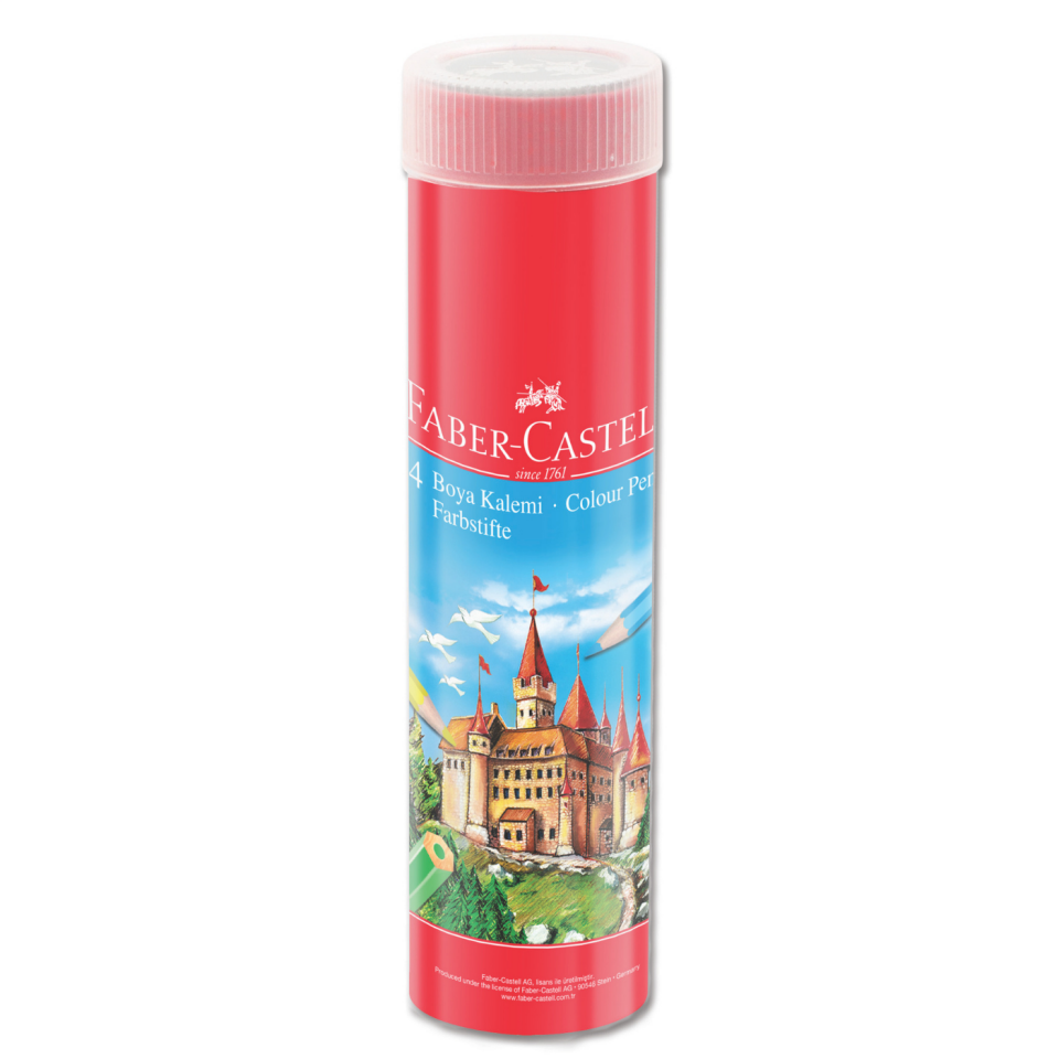 Faber Castell Kuruboya 24 Renk Metal Tüp 116524
