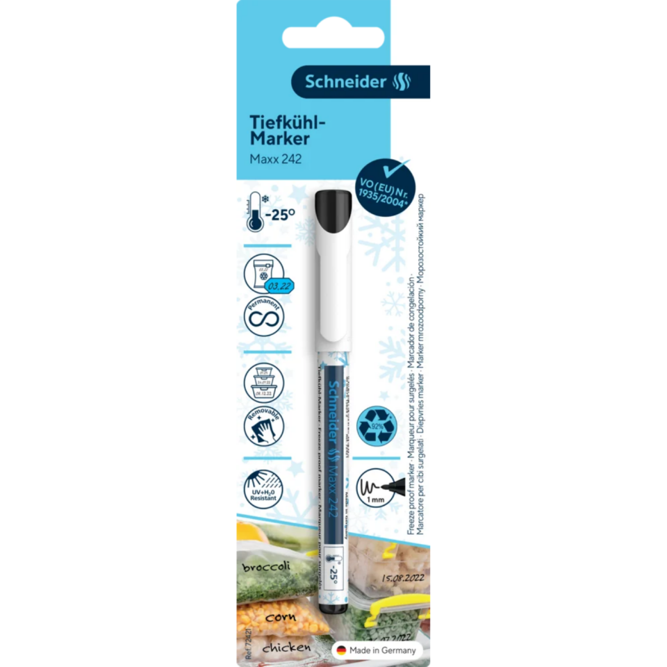 Schneider Maxx 242 Buzdolabı Kalem Siyah 1’li Blister