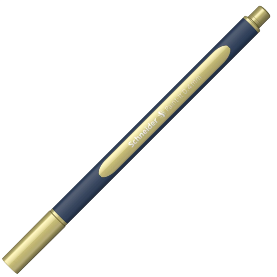 Schneider 050 Metalik Roller Kalem 0,4 Mm Altın