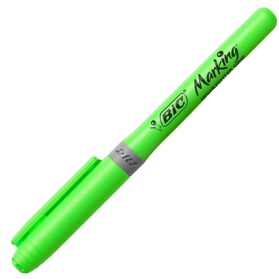 Bic Brite Liner Grip Fosforlu Kalem Yeşil