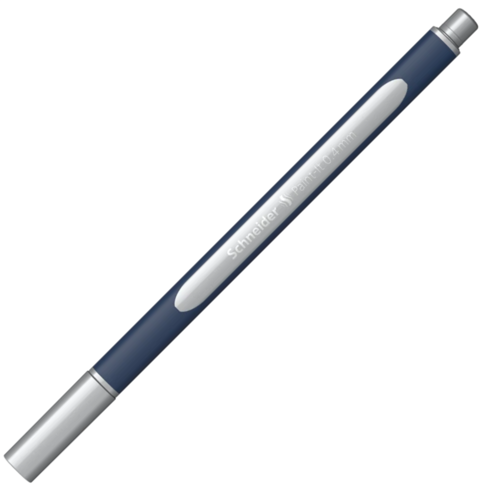 Schneider 050 Metalik Roller Kalem 0,4 Mm Gümüş