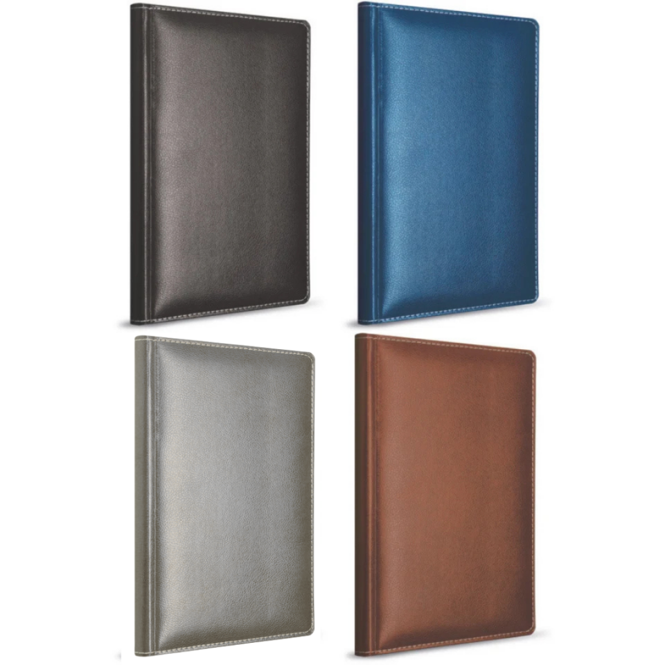 Gıpta 1606 Modelist Deri Kapak Çizgili Defter  14x20 160 Yaprak