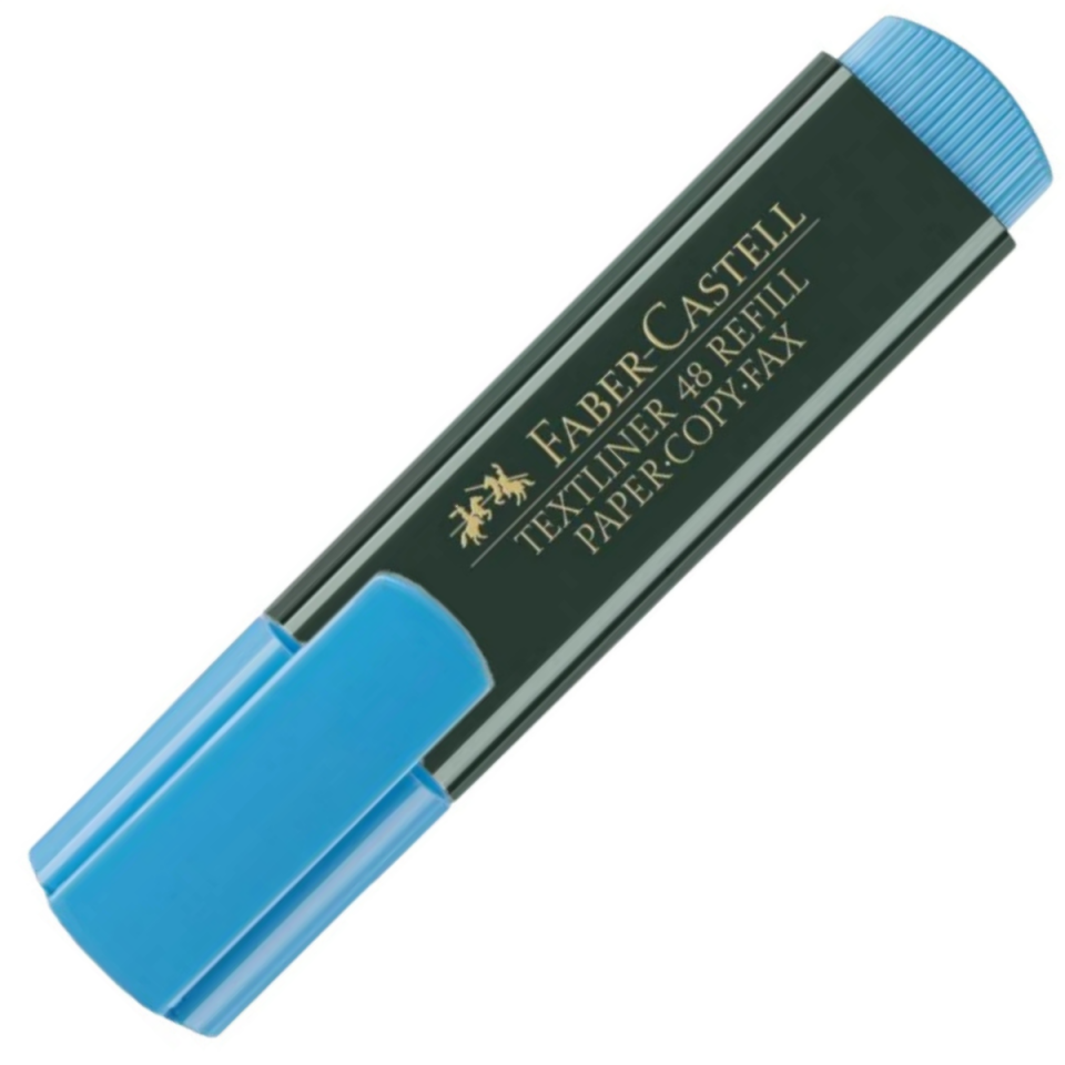 Faber Castell Fosforlu Kalem Mat Gövde Mavi 154851
