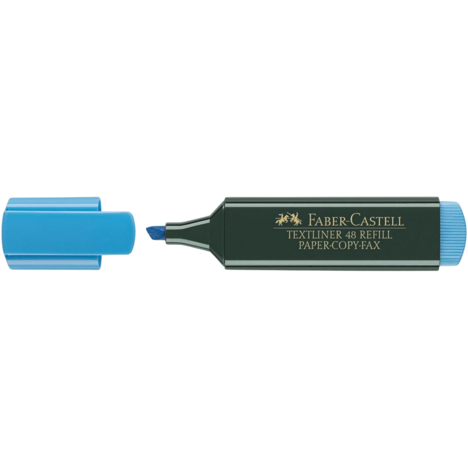 Faber Castell Fosforlu Kalem Mat Gövde Mavi 154851