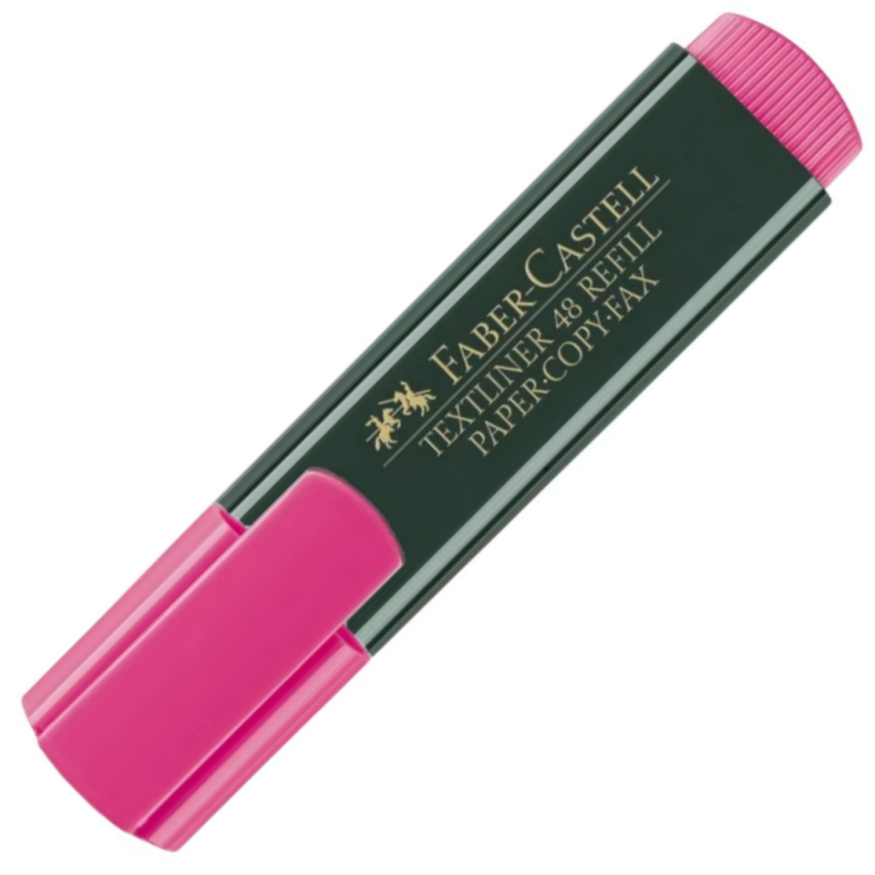 Faber Castell Fosforlu Kalem Mat Gövde Pembe 154828