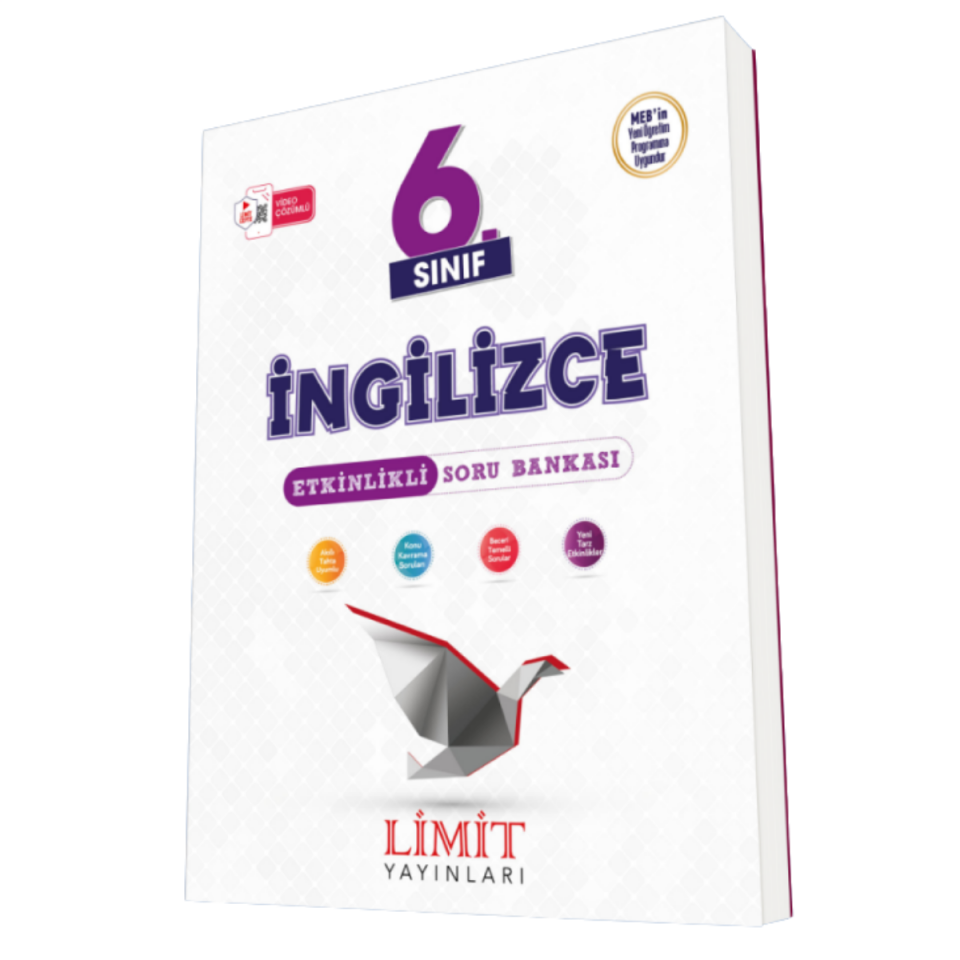 Limit Yayınları 6.Sınıf İngilizce Etkinlikli Soru Bankası