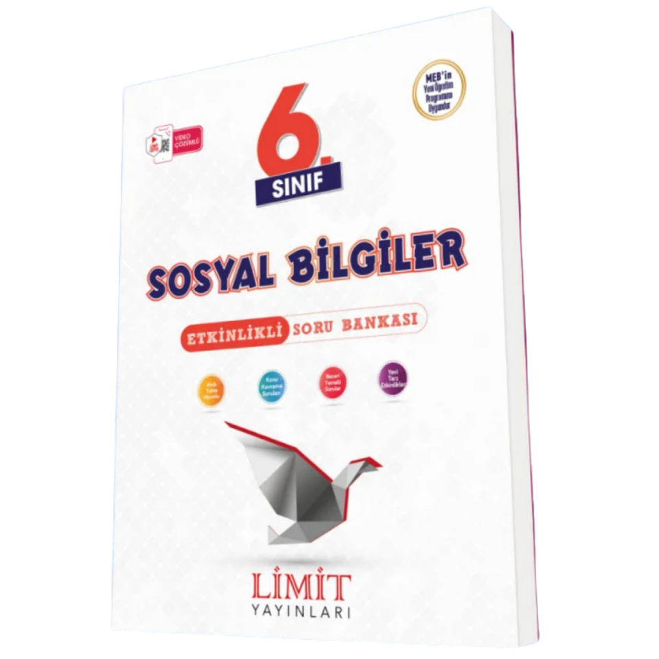 Limit Yayınları 6.Sınıf Sosyal Bilgiler Etkinlikli Soru Bankası