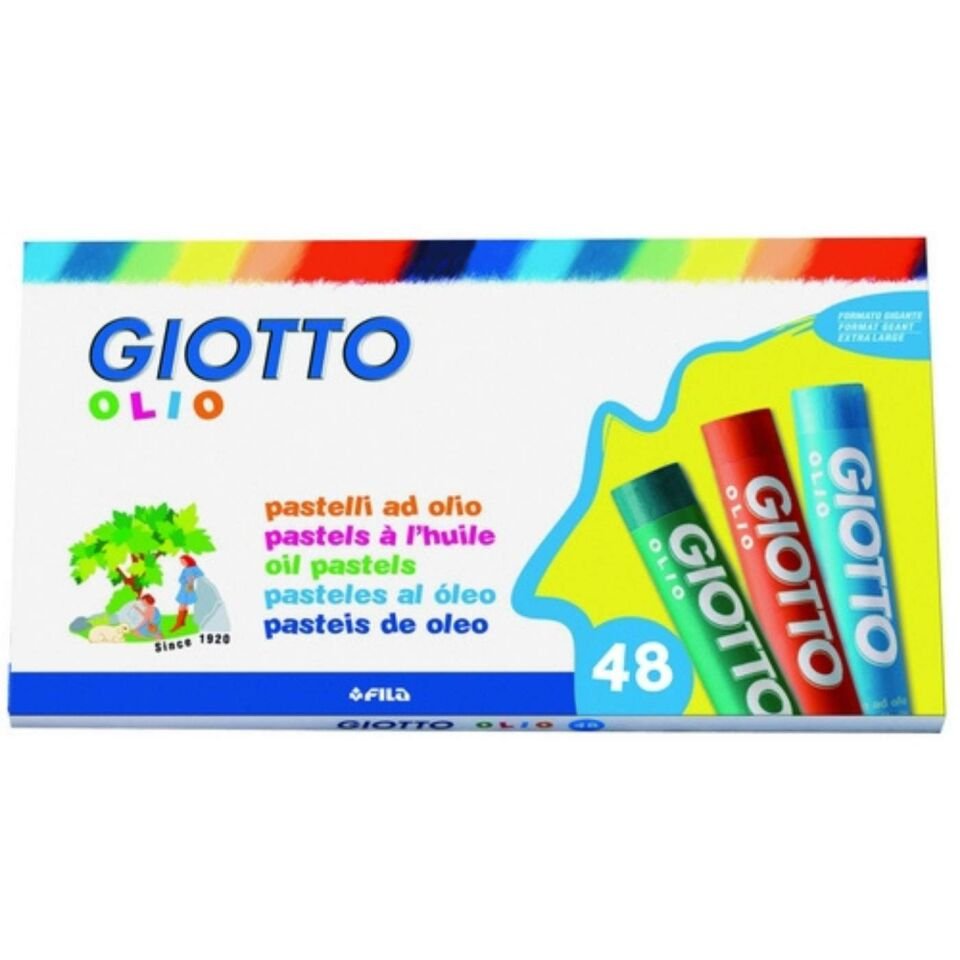Giotto 293200 Olio Yağlı Pastel Boya Silindir 48'li