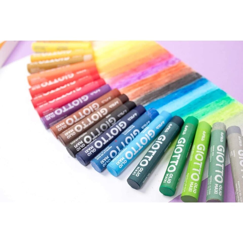 Giotto 293800 Olio Maxi Yağlı Pastel Boya Silindir 24'lü
