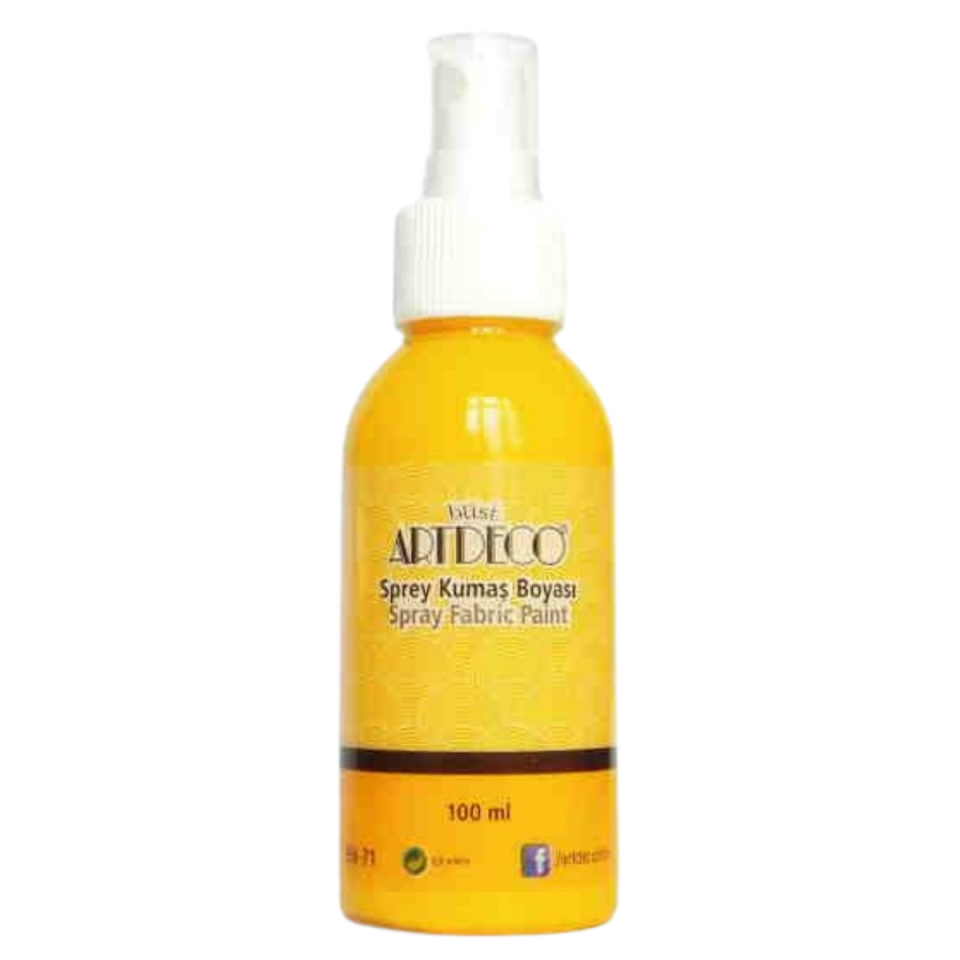  Artdeco 010D-1202 Sprey Kumaş Boyası 100Ml K.Sarı