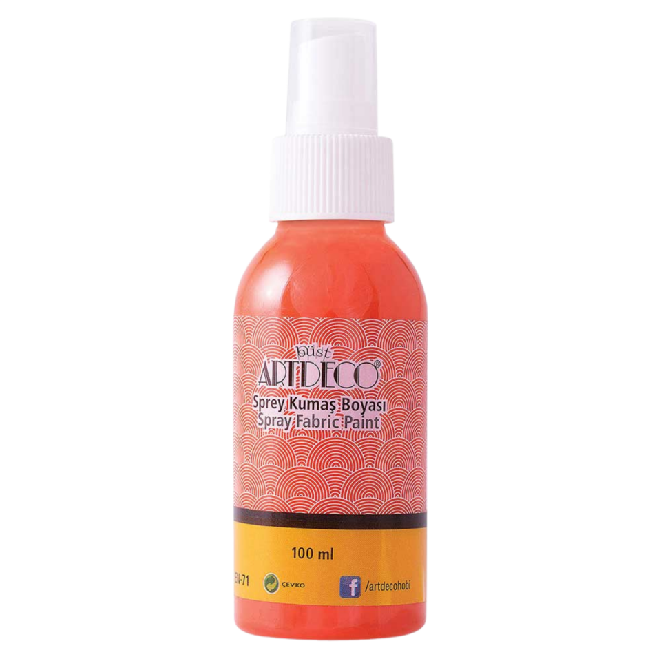  Artdeco 010D-1203 Sprey Kumaş Boyası 100Ml Turuncu