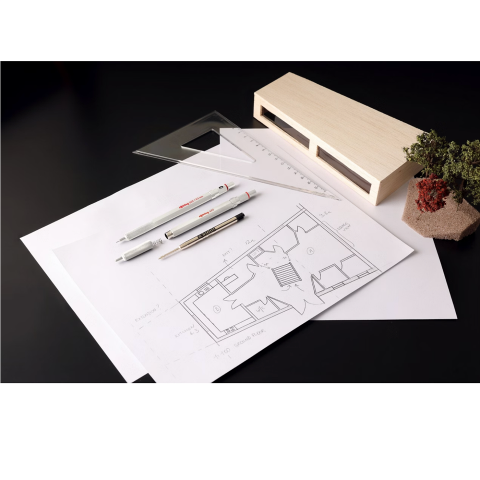 rOtring 600 Versatil Kurşun Kalem 0,5 Mm İnci Beyaz  2158795