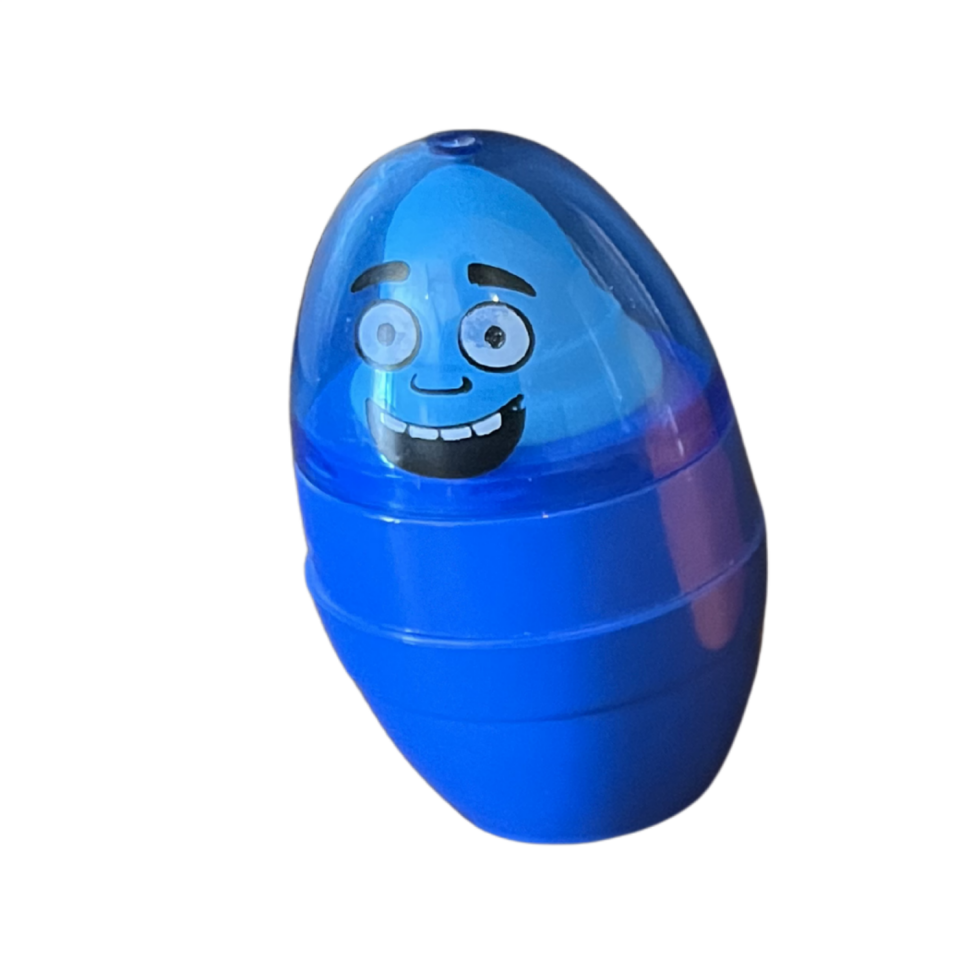 Mileo 6751 Egg Head Hazneli ve Silgili Kalemtıraş Mavi