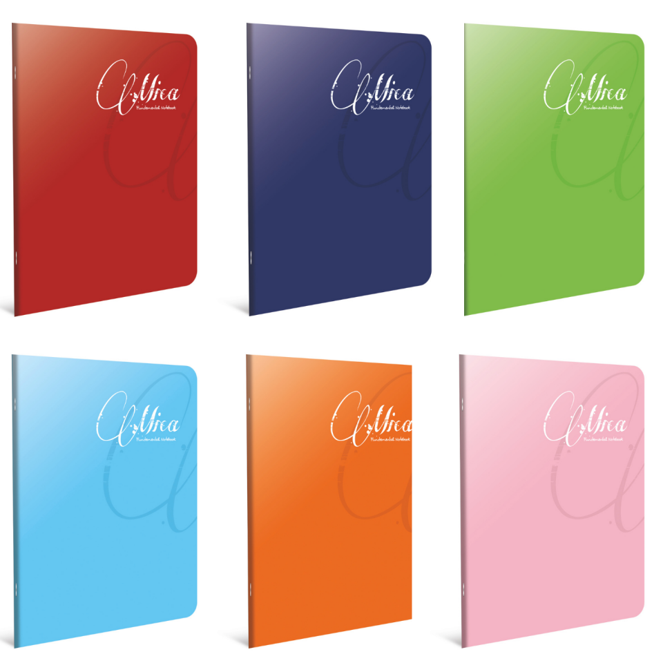 Gıpta 2488 Mica Dikişli Pp Kapak Çizgili Defter A4 100 Yaprak Turkuaz