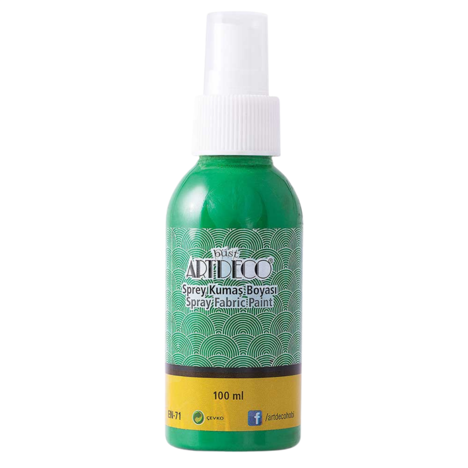   Artdeco 010D-1213 Sprey Kumaş Boyası 100Ml Yeşil