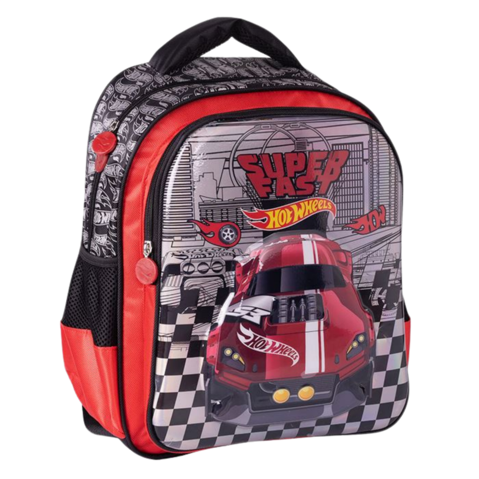 Obm Hot Wheels Desenli Okul Çantası 2592