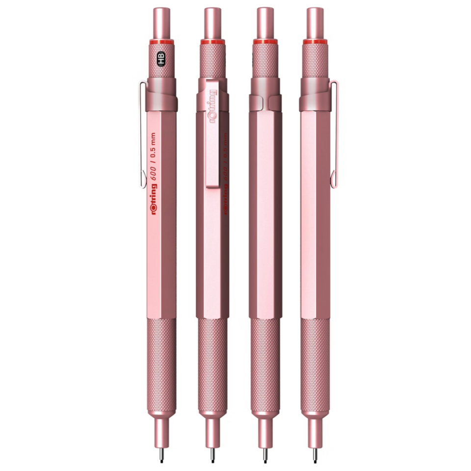 rOtring 600 Versatil Kurşun Kalem 0,5 Mm Pembe Altın 2158794