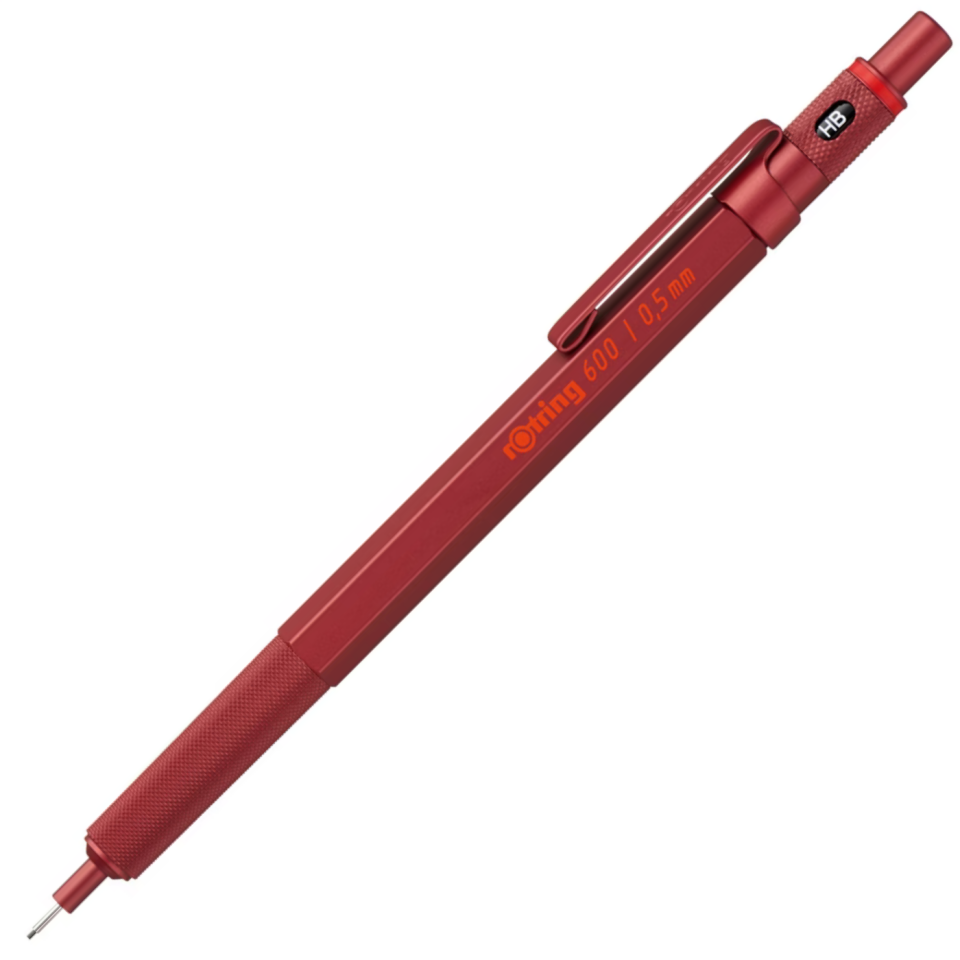 rOtring 600 Versatil Kurşun Kalem 0,5 Mm Canlı Kırmızı 2114264