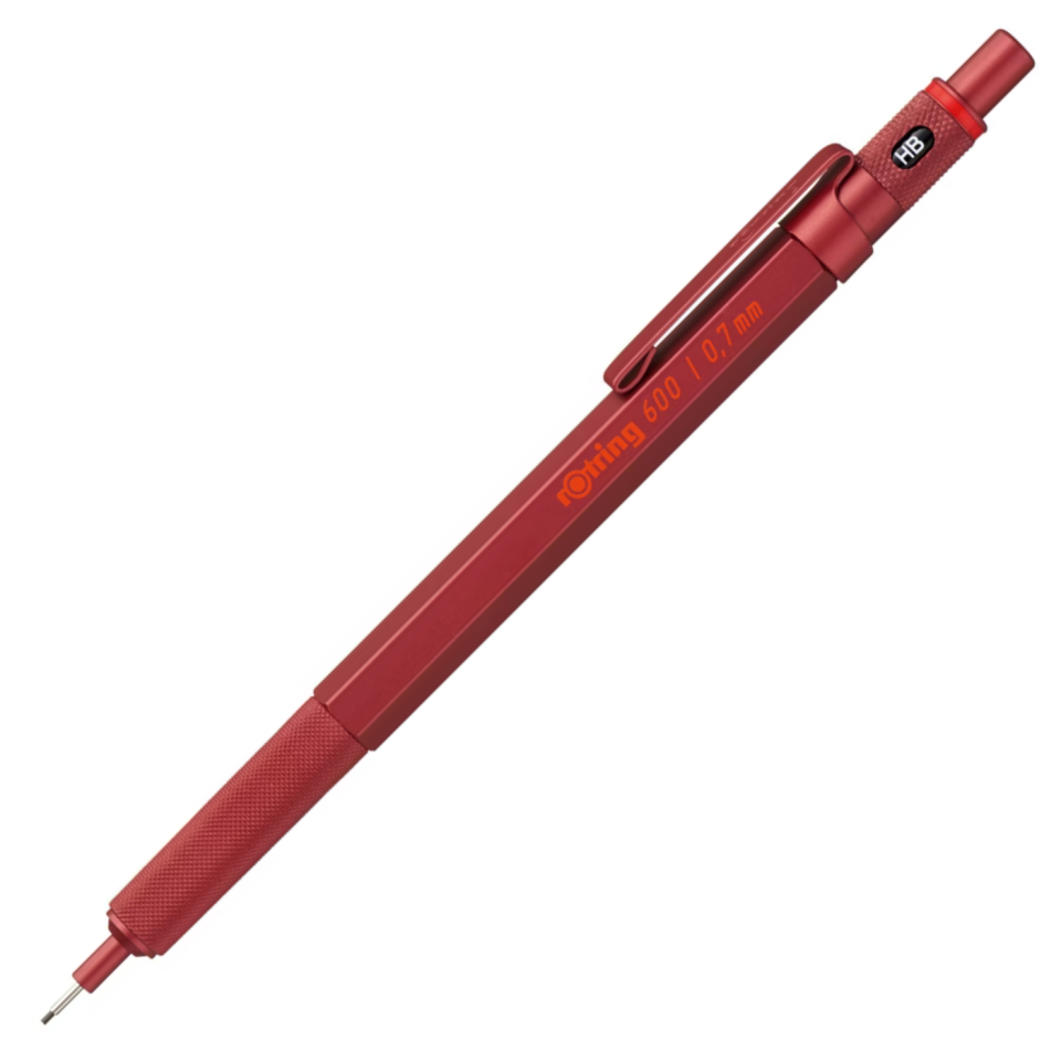 rOtring 600 Versatil Kurşun Kalem 0,7 Mm Canlı Kırmızı 2114265