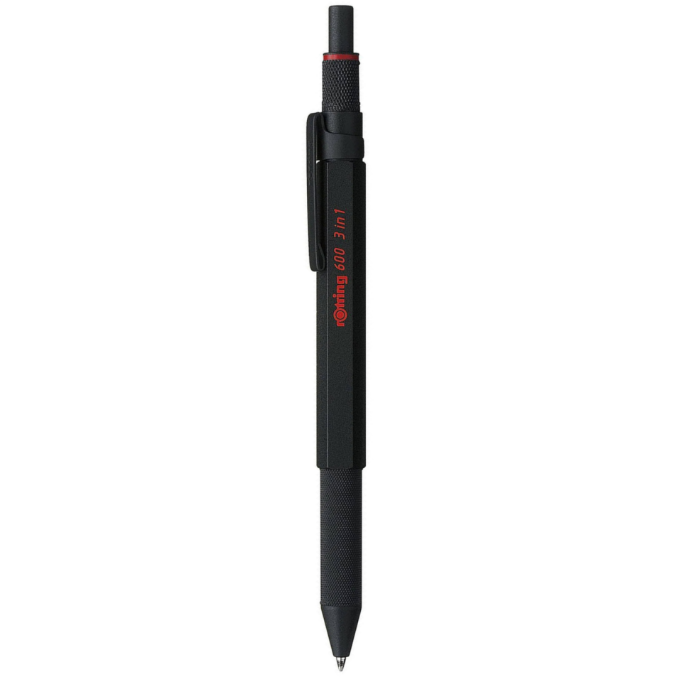 rOtring 600 MultiPen Üç Fonksiyonlu Kalem Siyah 2164108