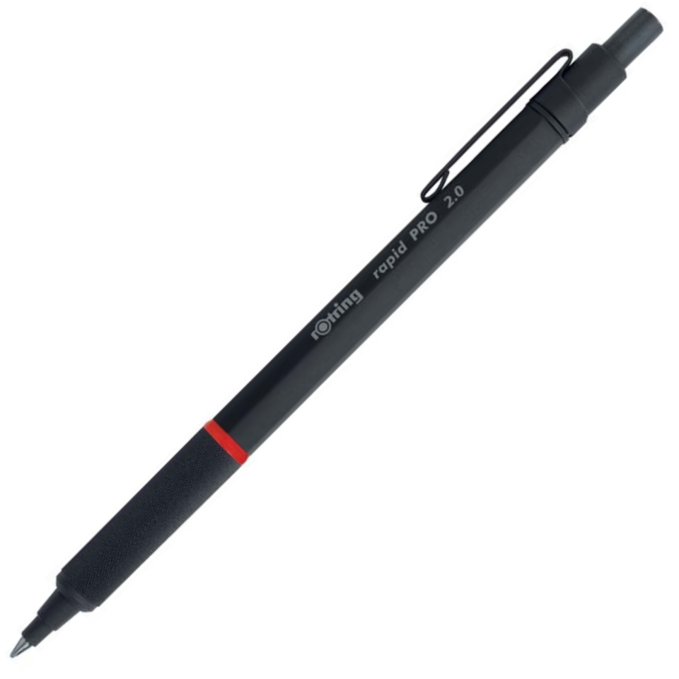 rOtring Rapid PRO Versatil Kurşun Kalem 2,0 Mm Mat Siyah 1904260