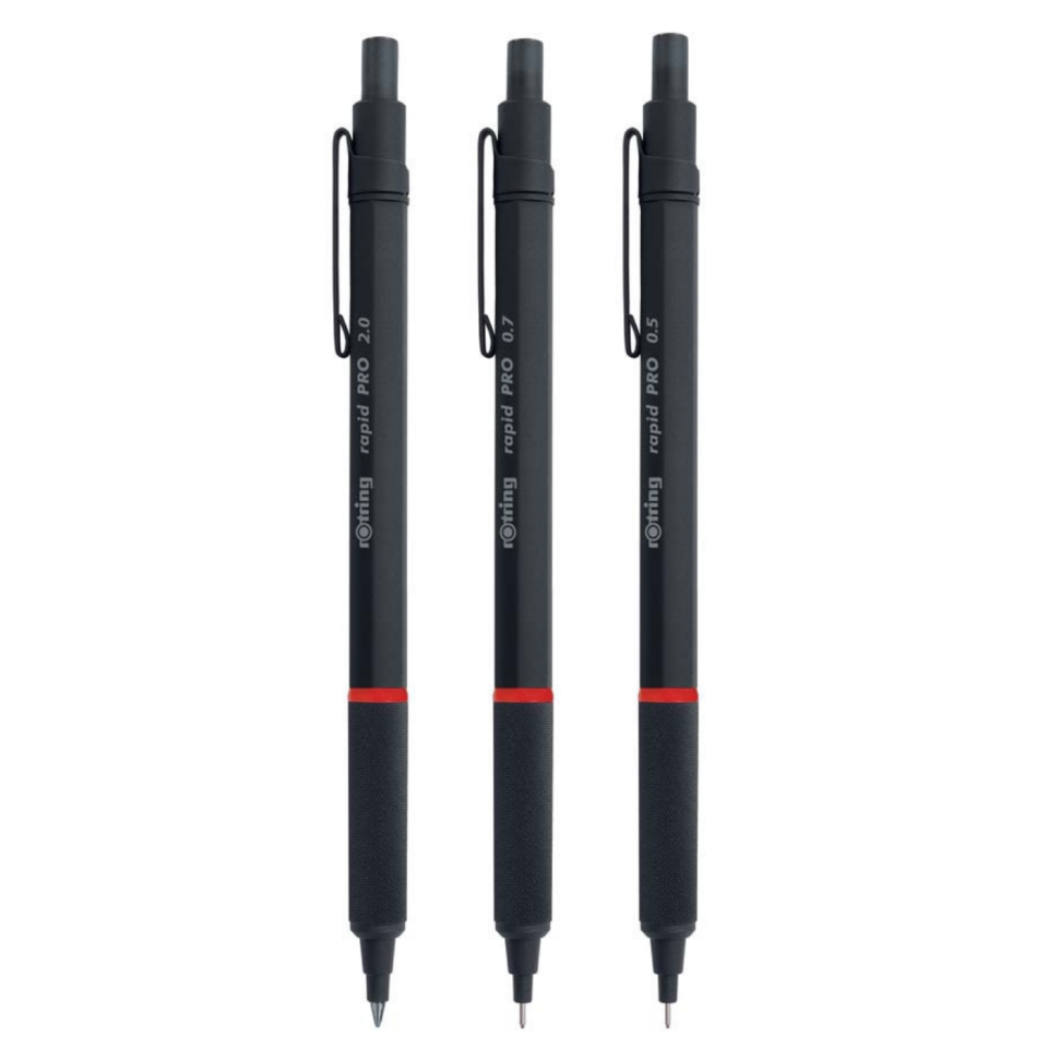 rOtring Rapid PRO Versatil Kurşun Kalem 2,0 Mm Mat Siyah 1904260