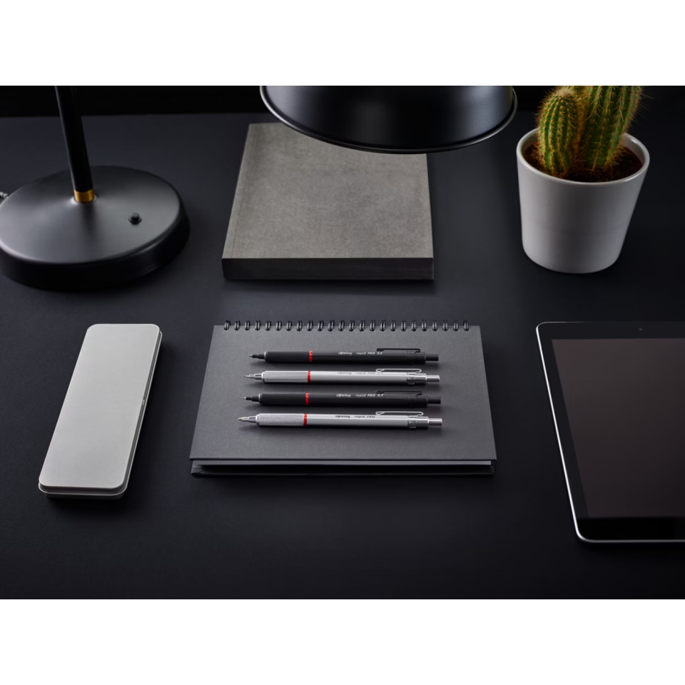 rOtring Rapid PRO Versatil Kurşun Kalem 0,7 Mm Mat Siyah 1904257
