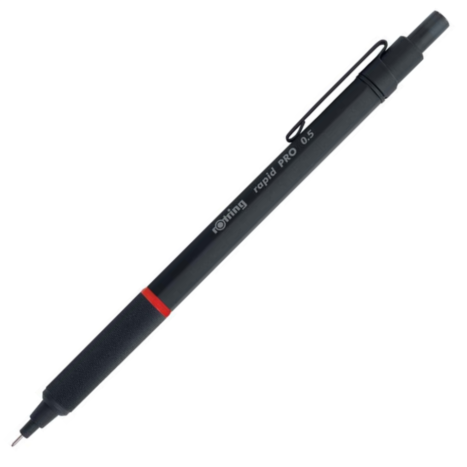 rOtring Rapid PRO Versatil Kurşun Kalem 0,5 Mm Mat Siyah 1904258