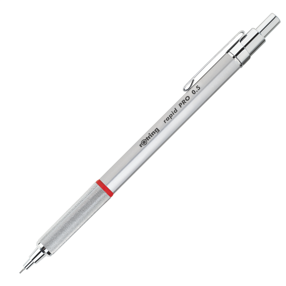 rOtring Rapid PRO Versatil Kurşun Kalem 0,5 Mm Krom 1904255