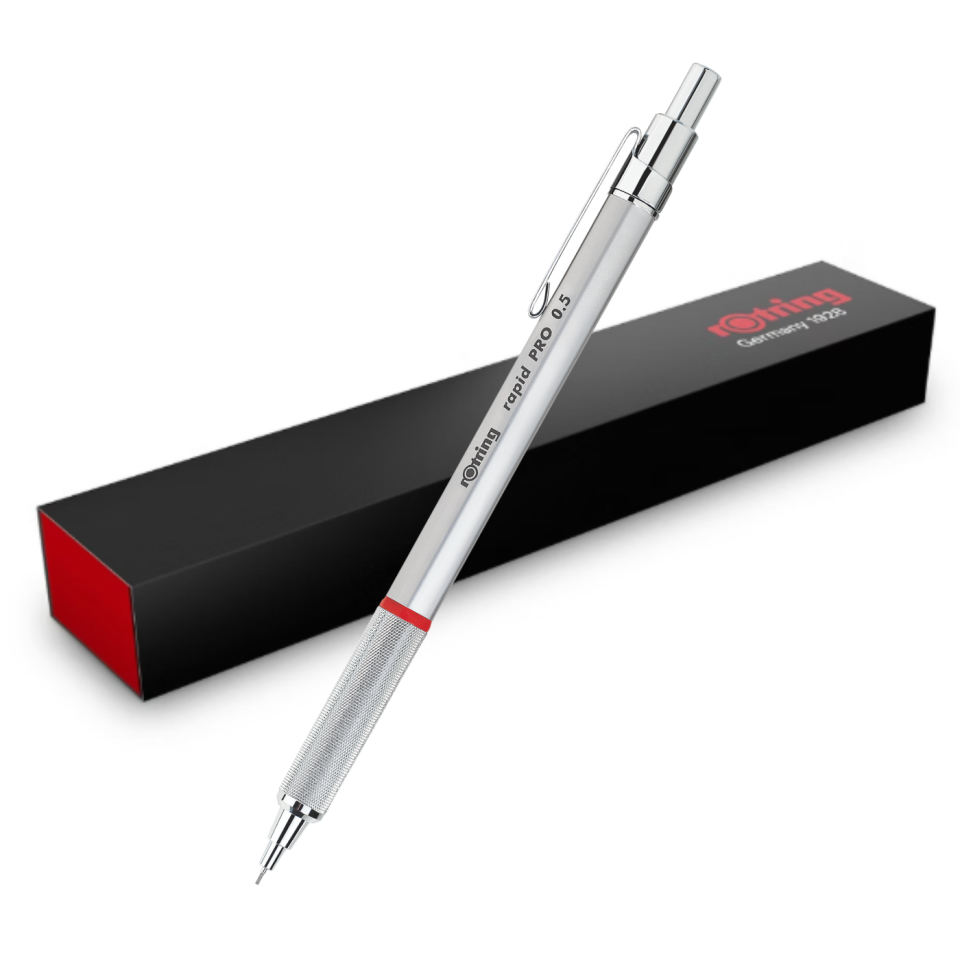 rOtring Rapid PRO Versatil Kurşun Kalem 0,5 Mm Krom 1904255