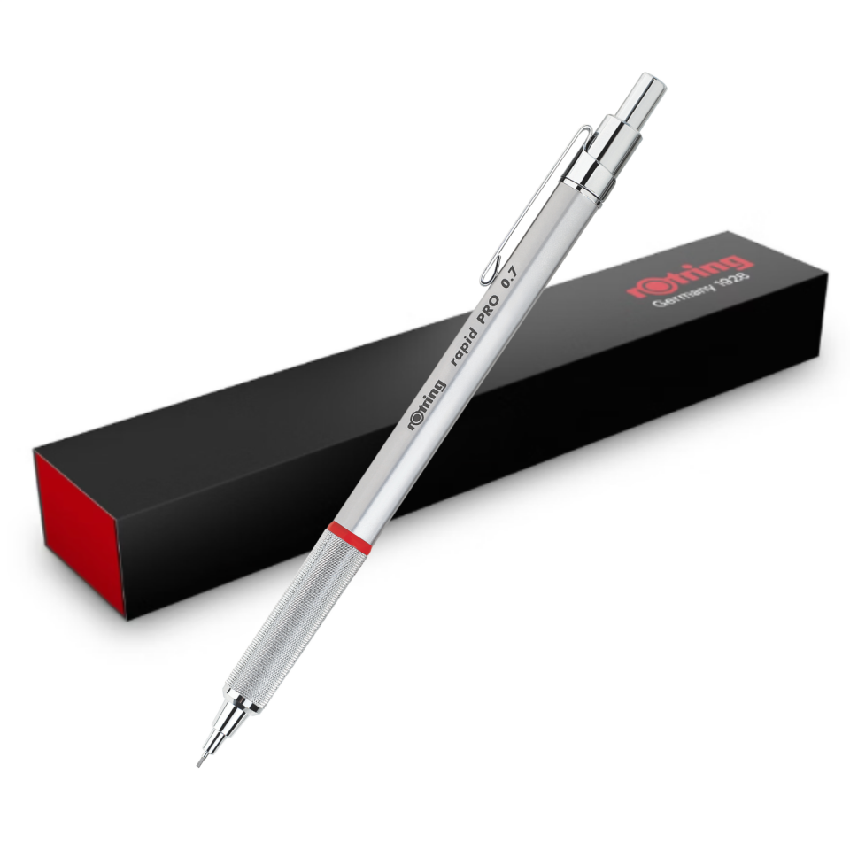 rOtring Rapid PRO Versatil Kurşun Kalem 0,7 Mm Krom 1904256