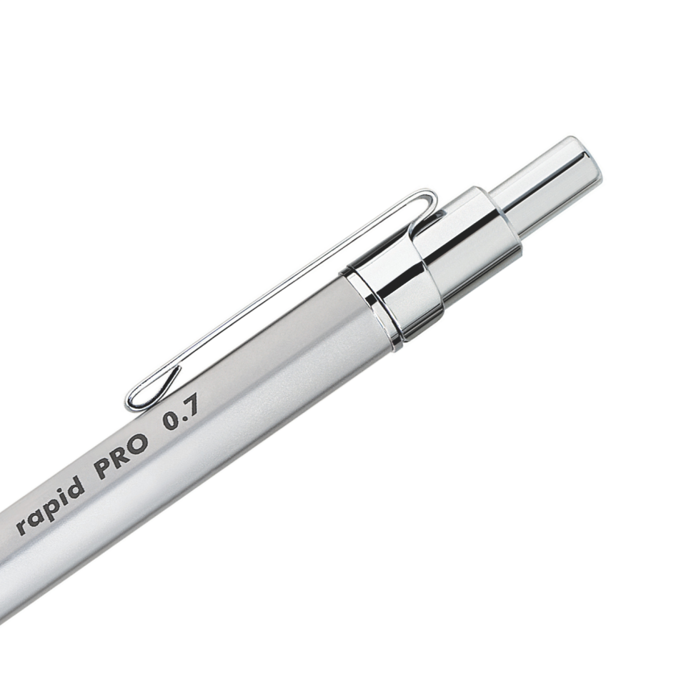 rOtring Rapid PRO Versatil Kurşun Kalem 0,7 Mm Krom 1904256