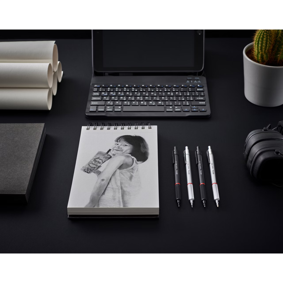 rOtring Rapid PRO Versatil Kurşun Kalem 0,7 Mm Krom 1904256