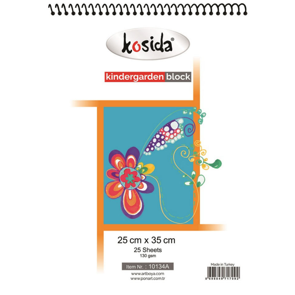 Kosida Kindergarden Resim Defteri 25x35cm 130gsm 25 Yaprak