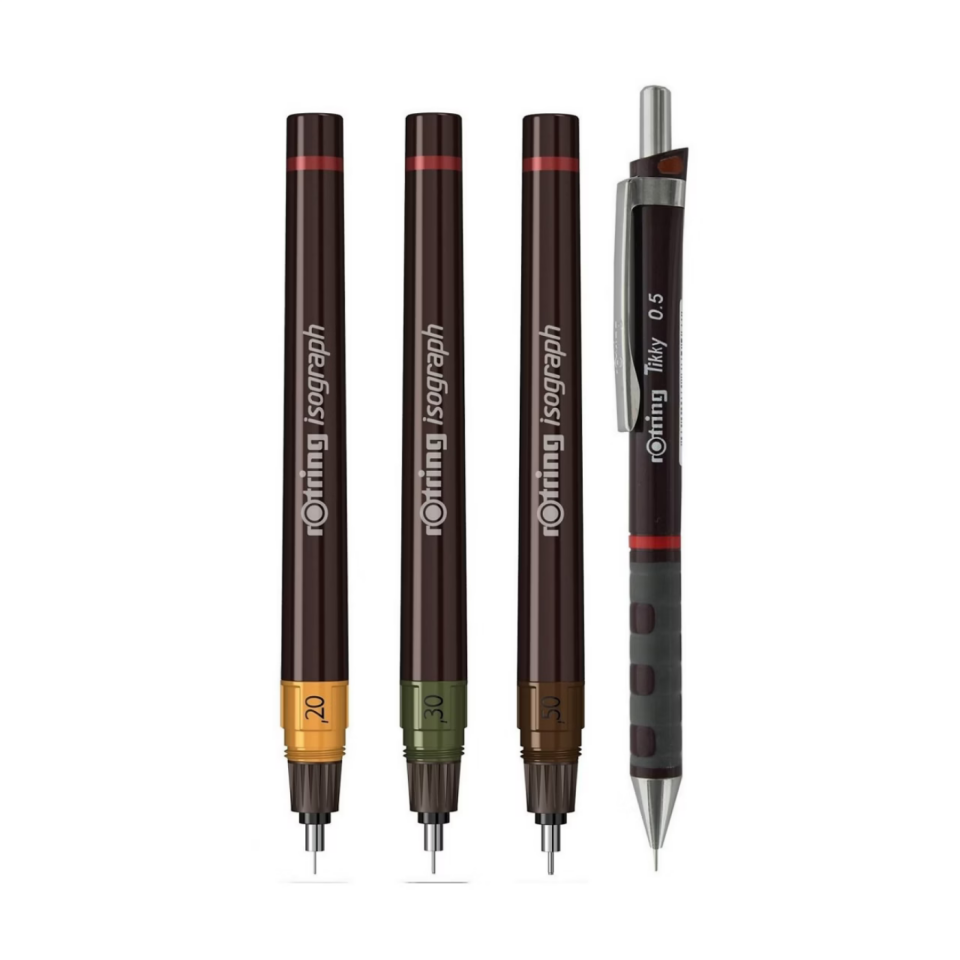 rOtring Isograph College 3'lü Rapido Seti Pergelsiz 0.2mm 0.3mm 0.5mm S0699370
