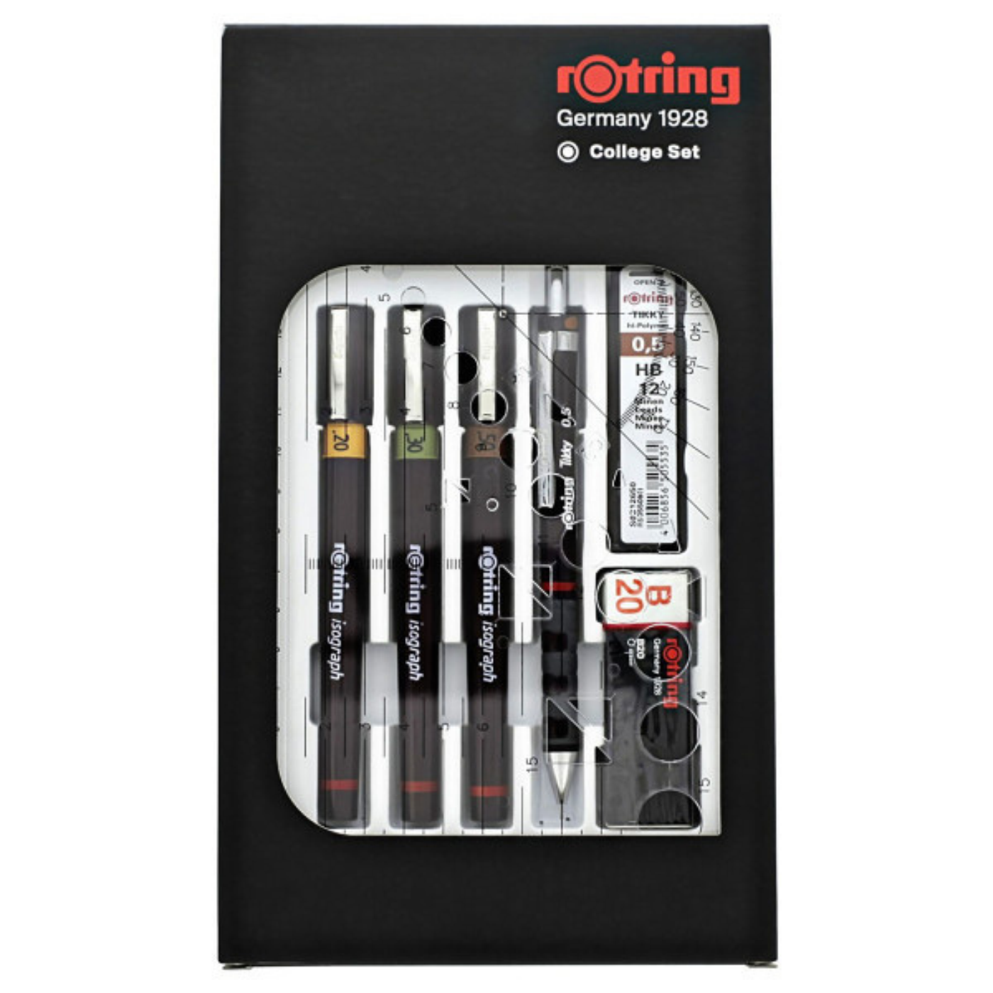 rOtring Isograph College 3'lü Rapido Seti Pergelsiz 0.2mm 0.3mm 0.5mm S0699370
