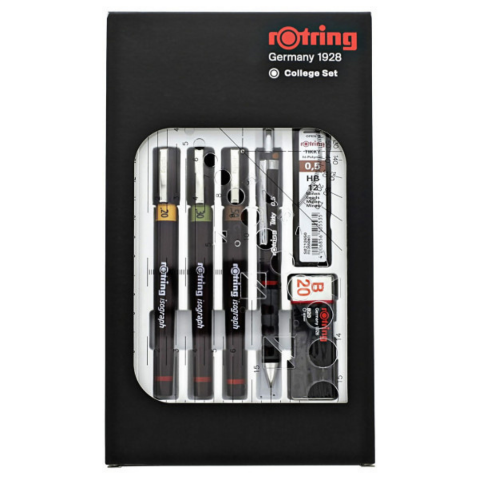 rOtring Isograph College 3'lü Rapido Seti Pergelsiz 0.2mm 0.3mm 0.5mm S0699370