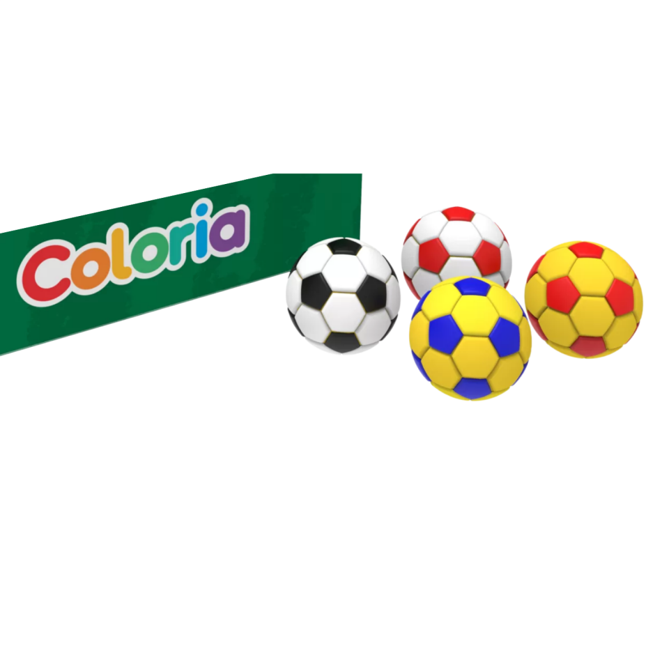 Coloria 1428 Futbol Topu 3D Silgi