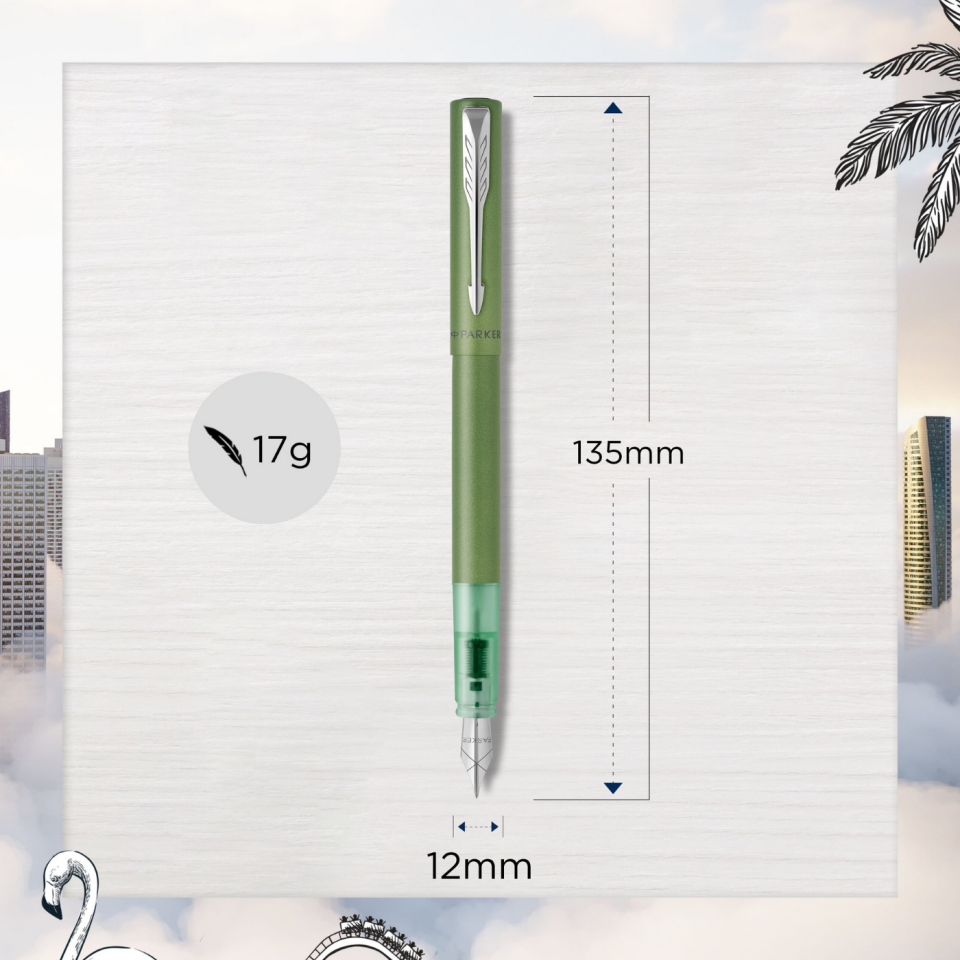 Parker Vector XL Dolma Kalem M Uç Yeşil 2159747